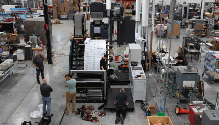 Installation Of New Print Equipment