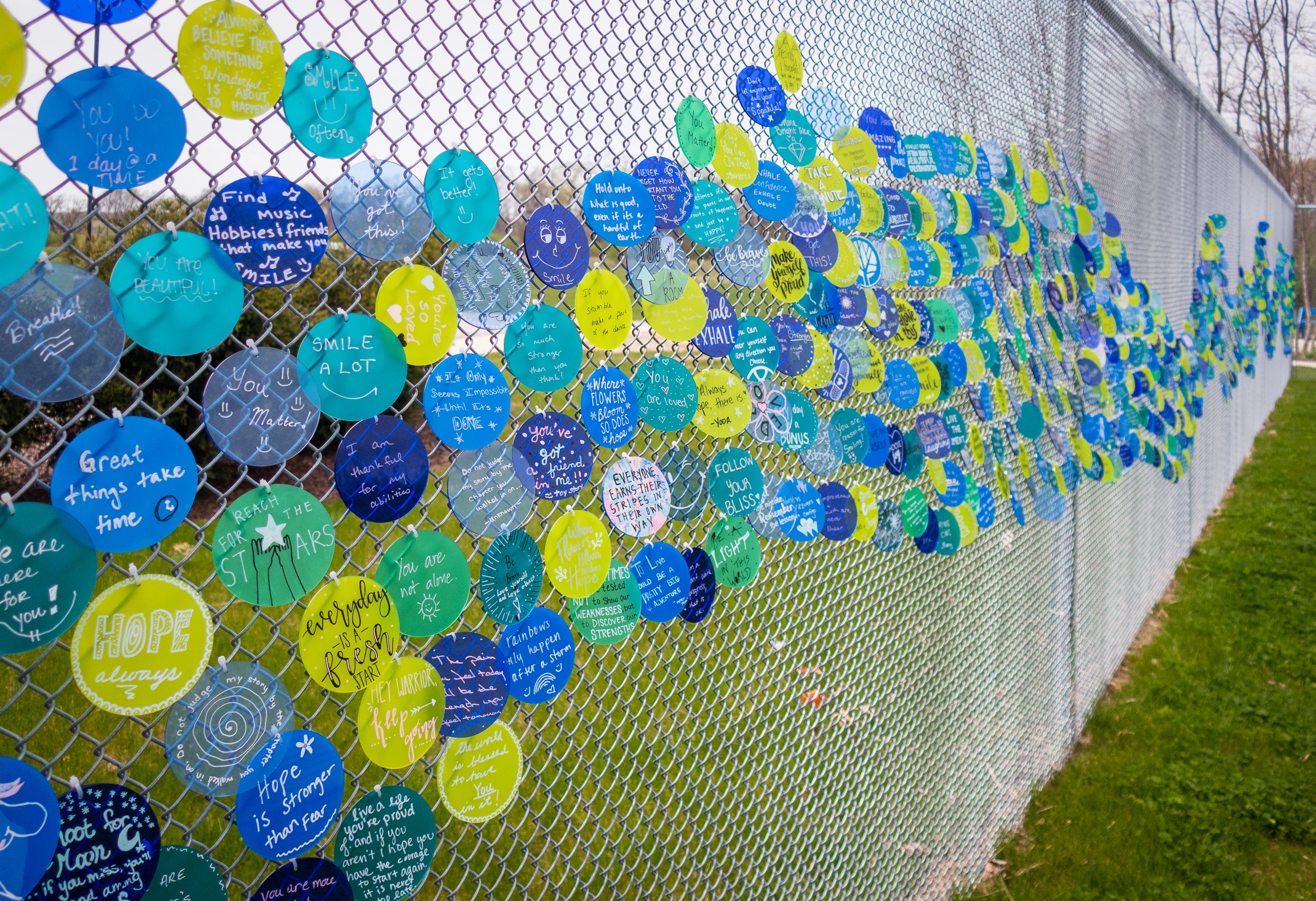 UnityPoint Health Meriter 'Hope' Fence Detail Photo