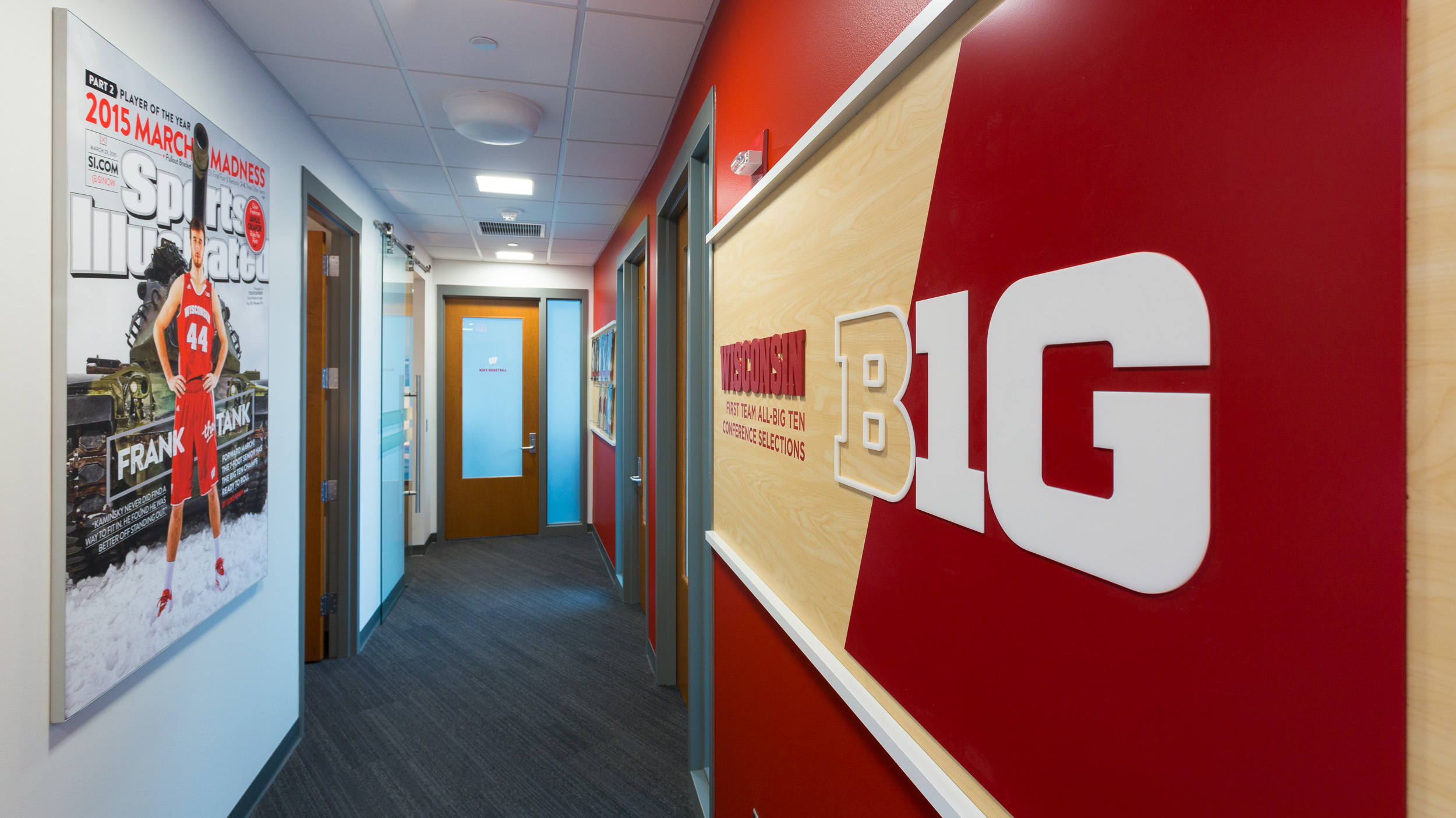 University of Wisconsin - Basketball Offices Big Ten Acrylic SEG Frame