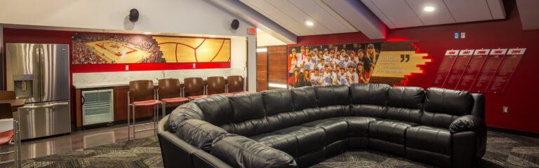 University of Wisconsin - Volleyball Locker Room Facility Branding