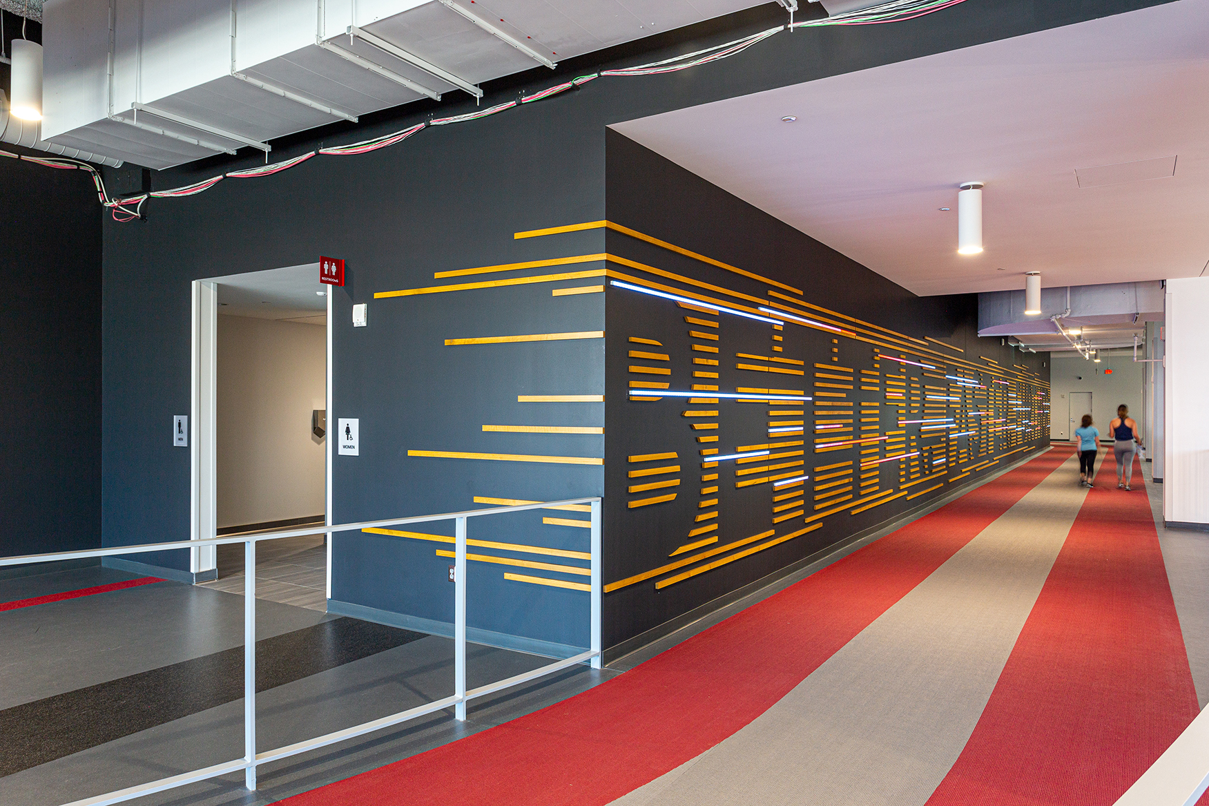 University Of Wisconsin - Recreation & Wellbeing Better LED Feature Wall