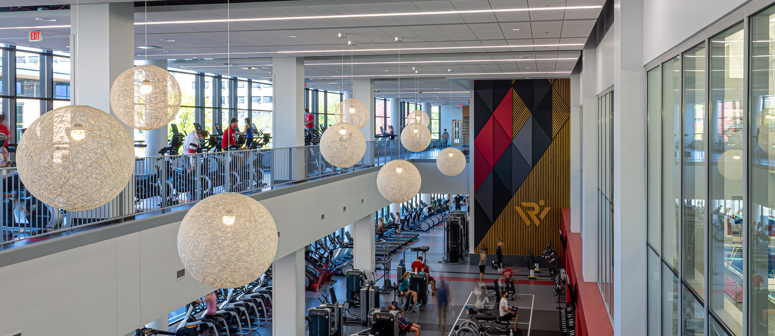 University Of Wisconsin - Recreation & Wellbeing Fitness Feature Wall