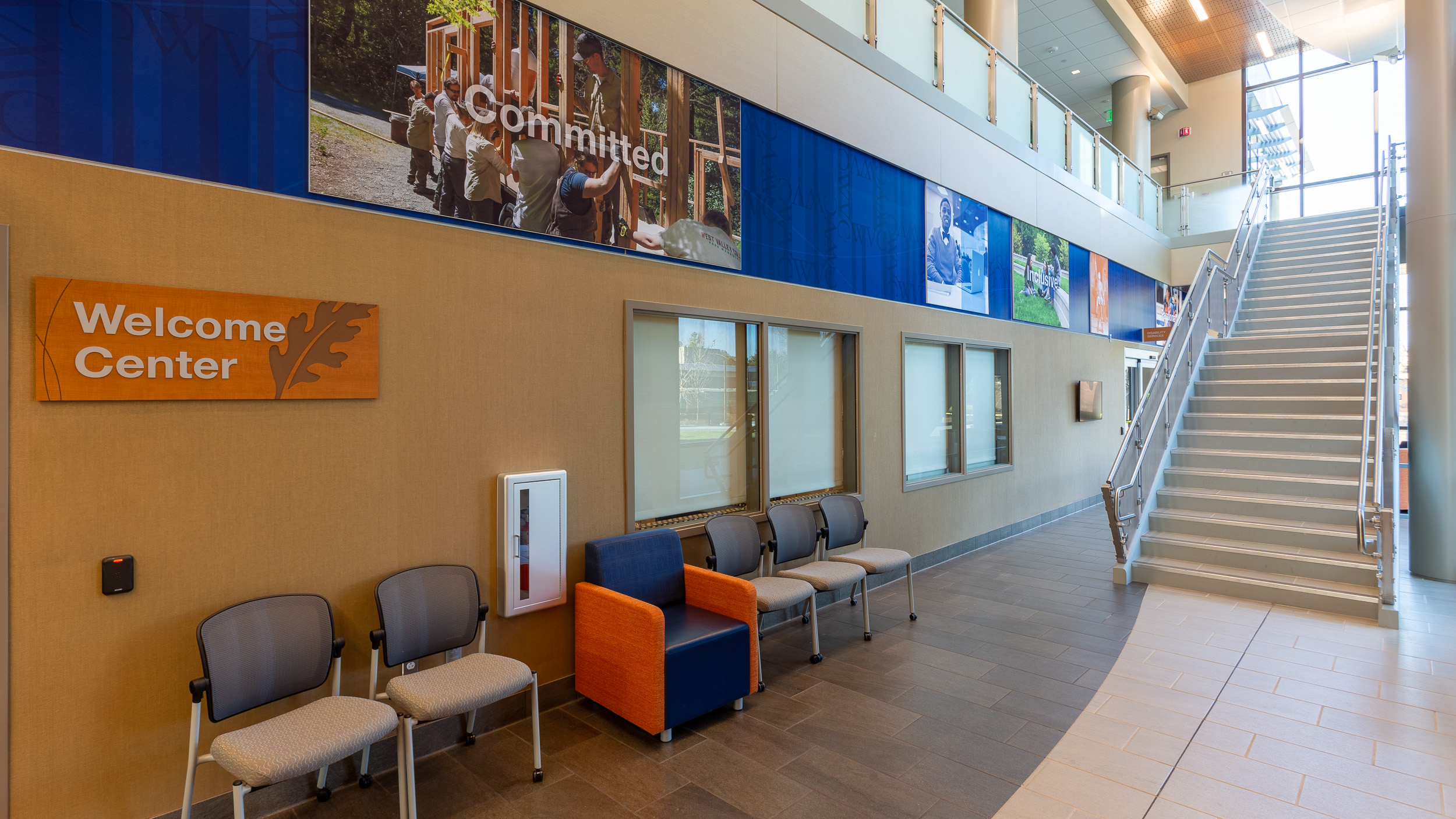 West Valley College Welcome Center Facility Branding