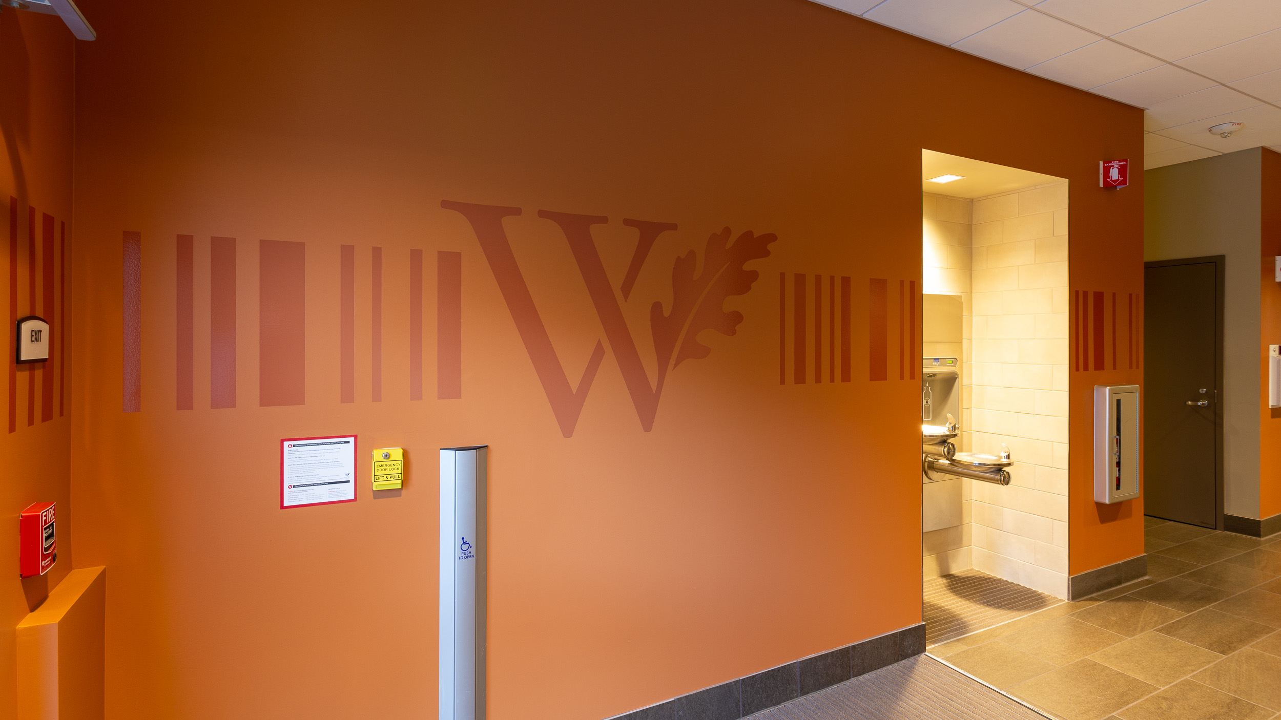 West Valley College Student Services Center Custom Branded Wallpaper