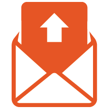 Arrow Up Mail Icon