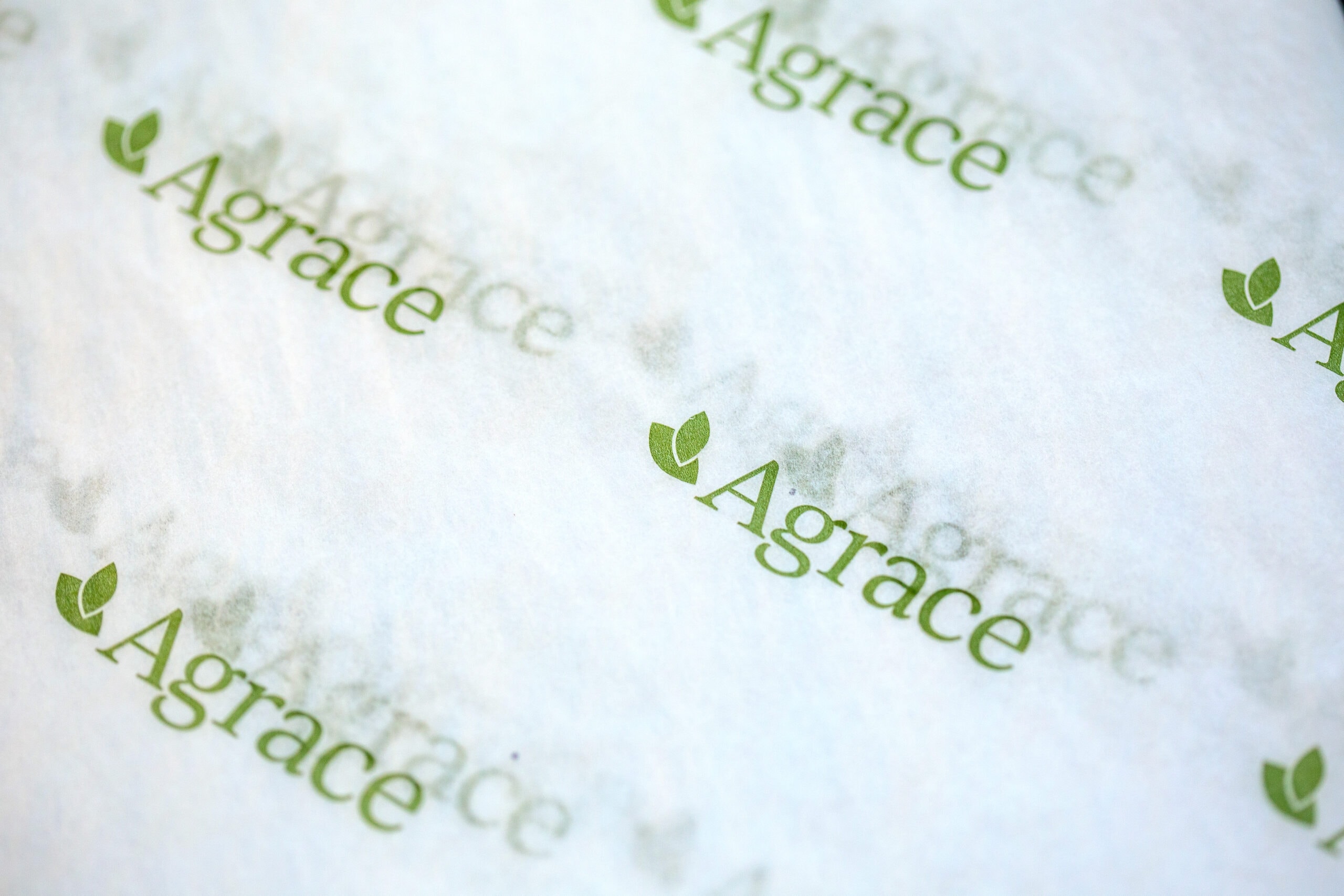 Agrace Care Box Custom Branded Tissue Paper Logo