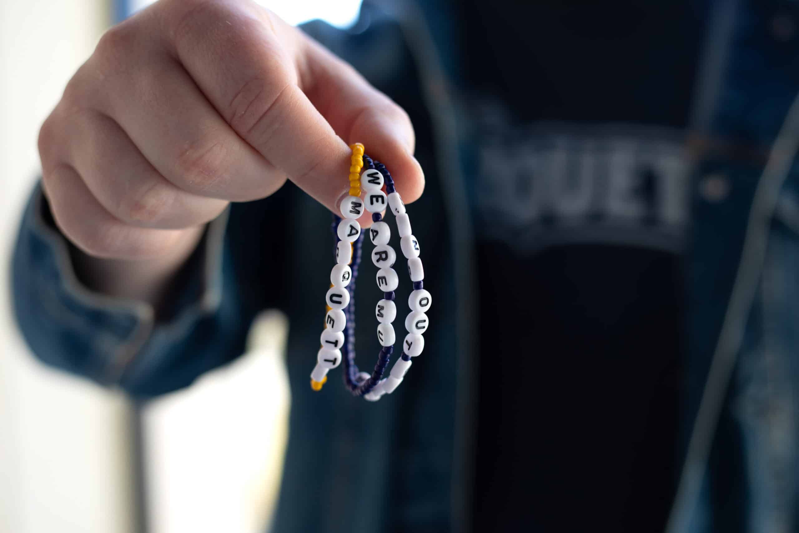 Marquette University Custom Promotional Products Beaded Spirit Bracelets