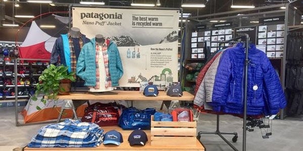 Patagonia Retail Signage Display