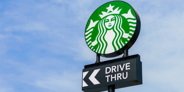 Starbucks Drive Thru Outdoor Signage