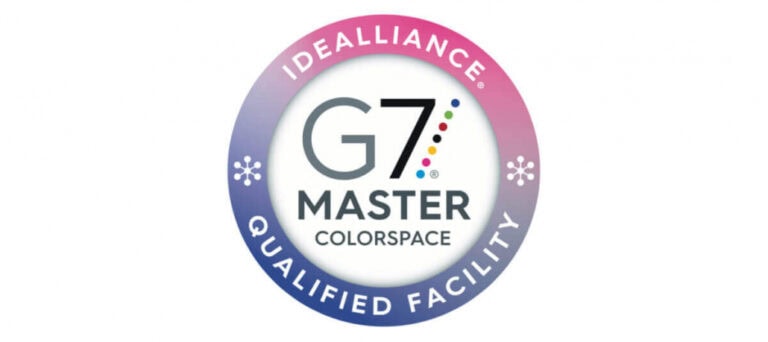 Certification Seal - Idealliance G7 Master Colorspace Qualified Facility