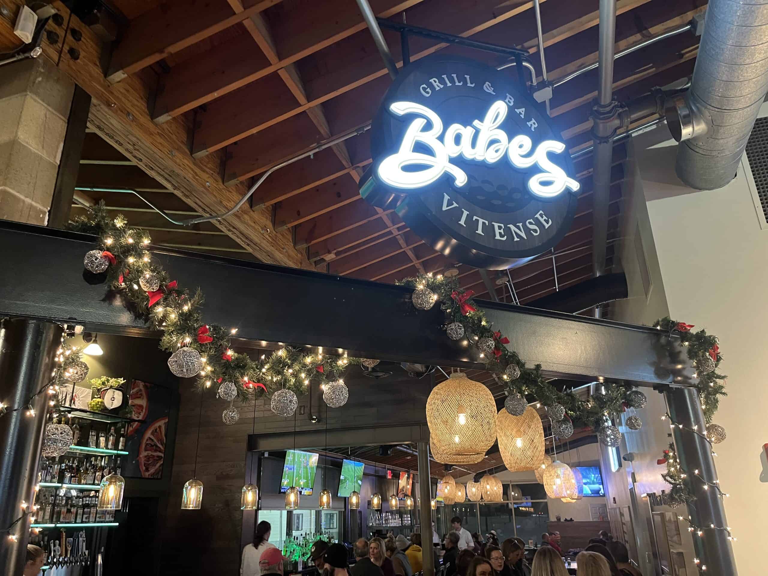 Babes Exterior LED Lit Signage
