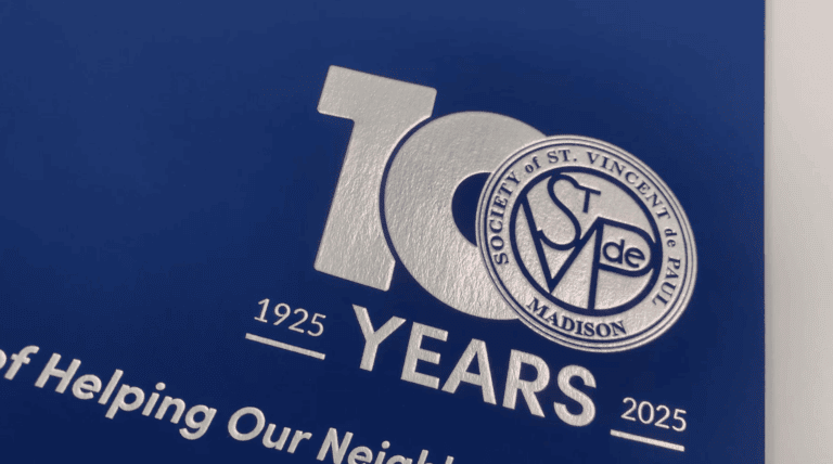 Print Cover Foil Stamp Logo