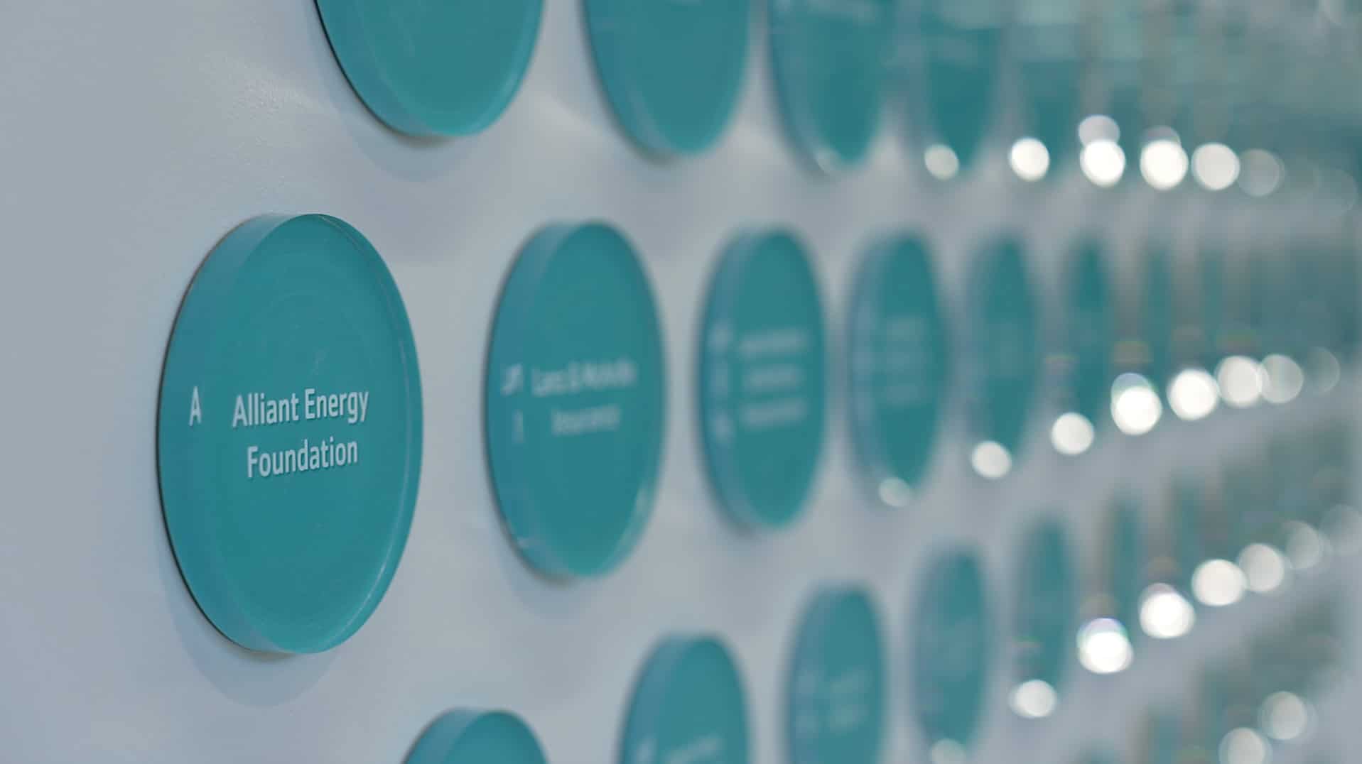 Colony Brands Green County YMCA Donor Wall Plaques