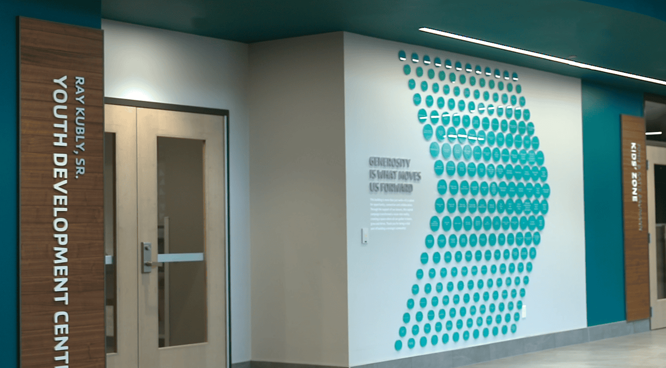 Colony Brands Green County YMCA Donor Wall