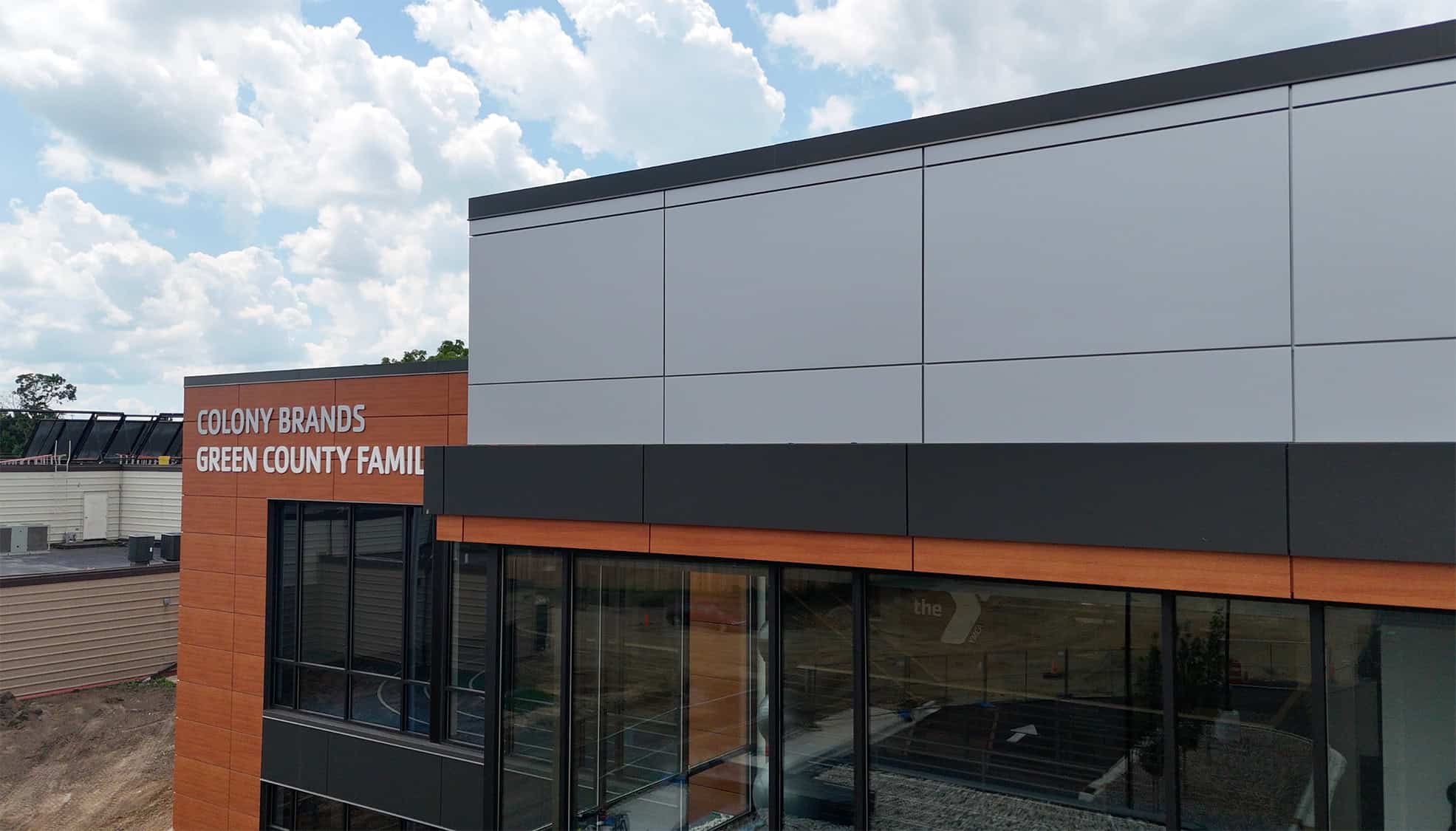 Colony Brands Green County YMCA Exterior Signage