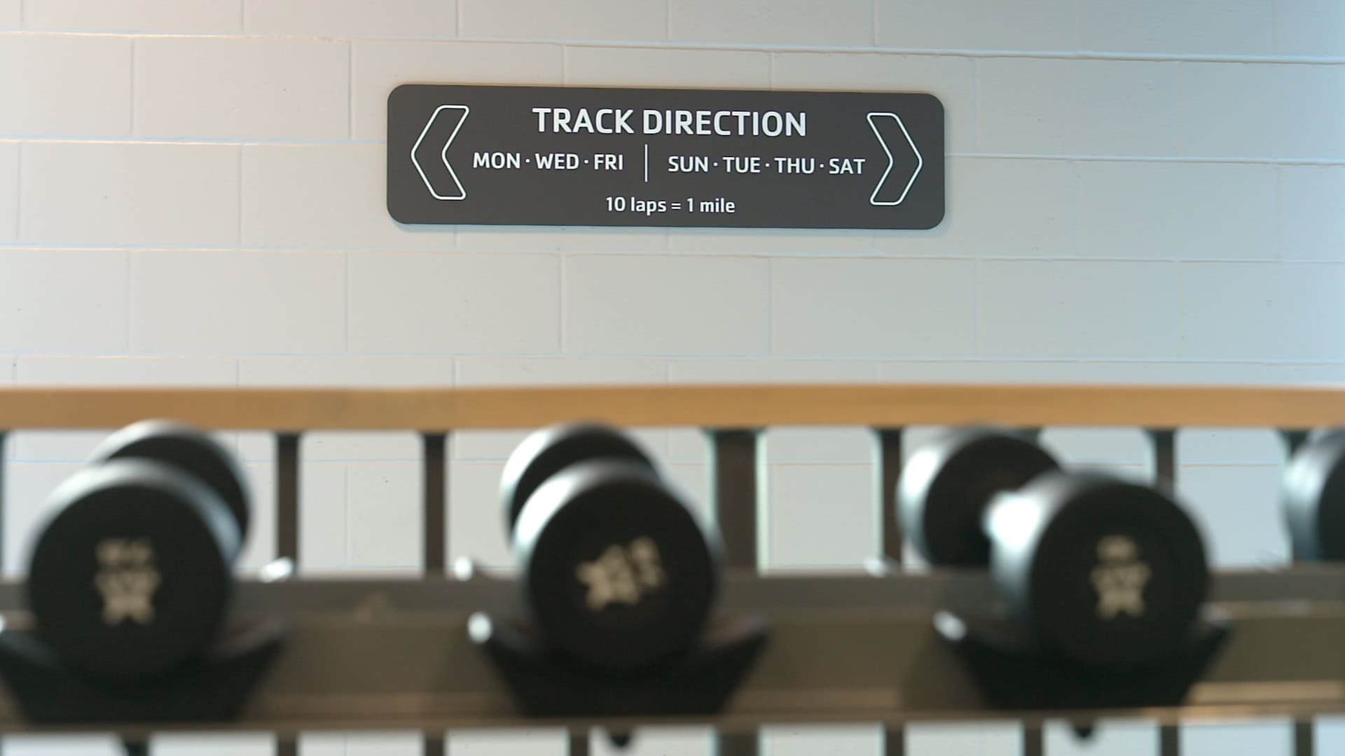 Colony Brands Green County YMCA Track Signage
