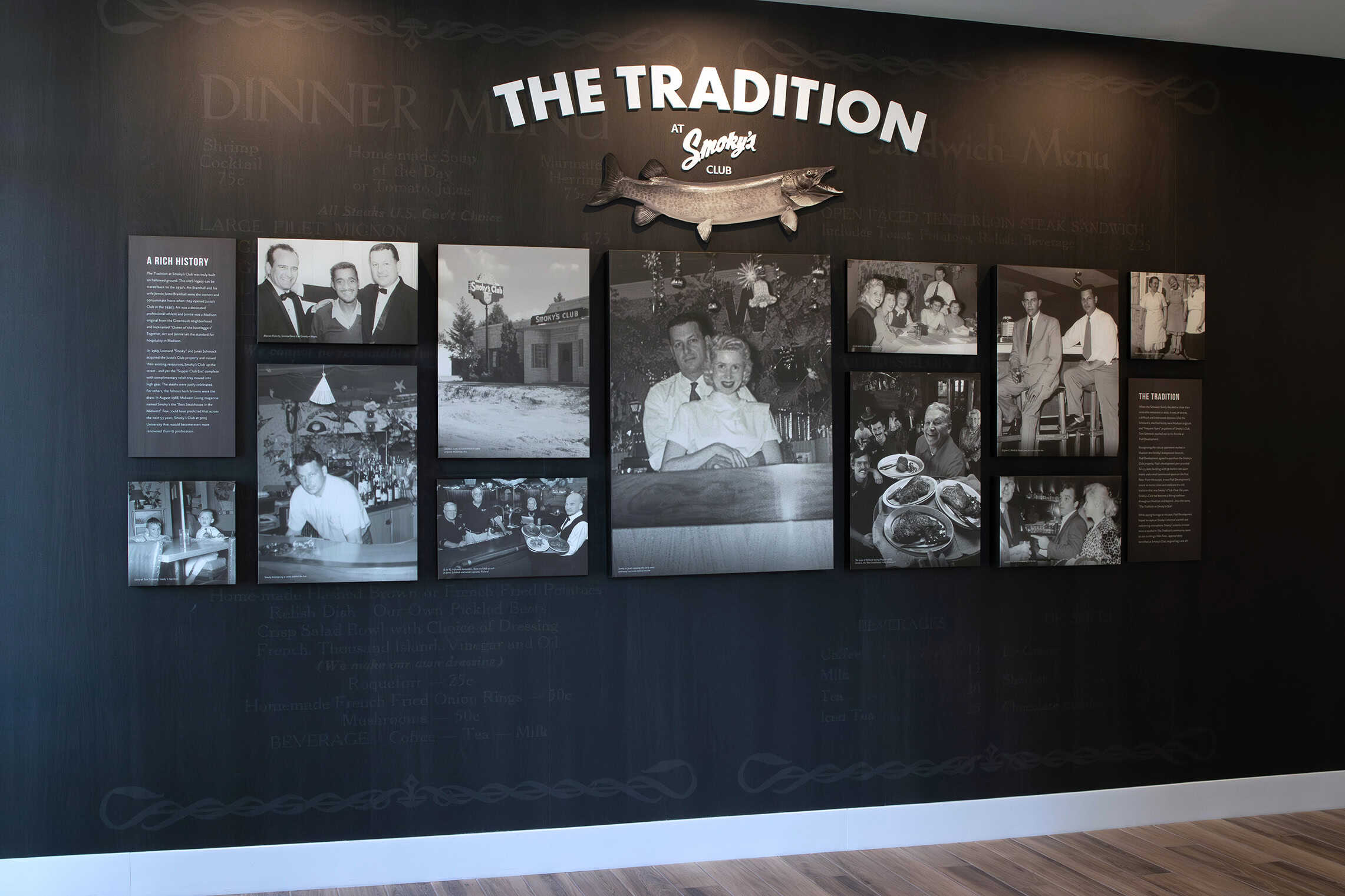 Lobby Entrance Heritage Wall The Tradition At Smokey's Club