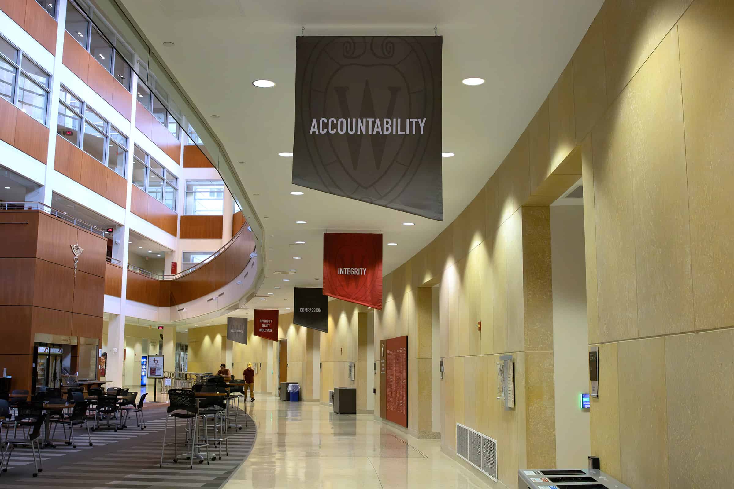 Custom University Core Value Banners Accountability