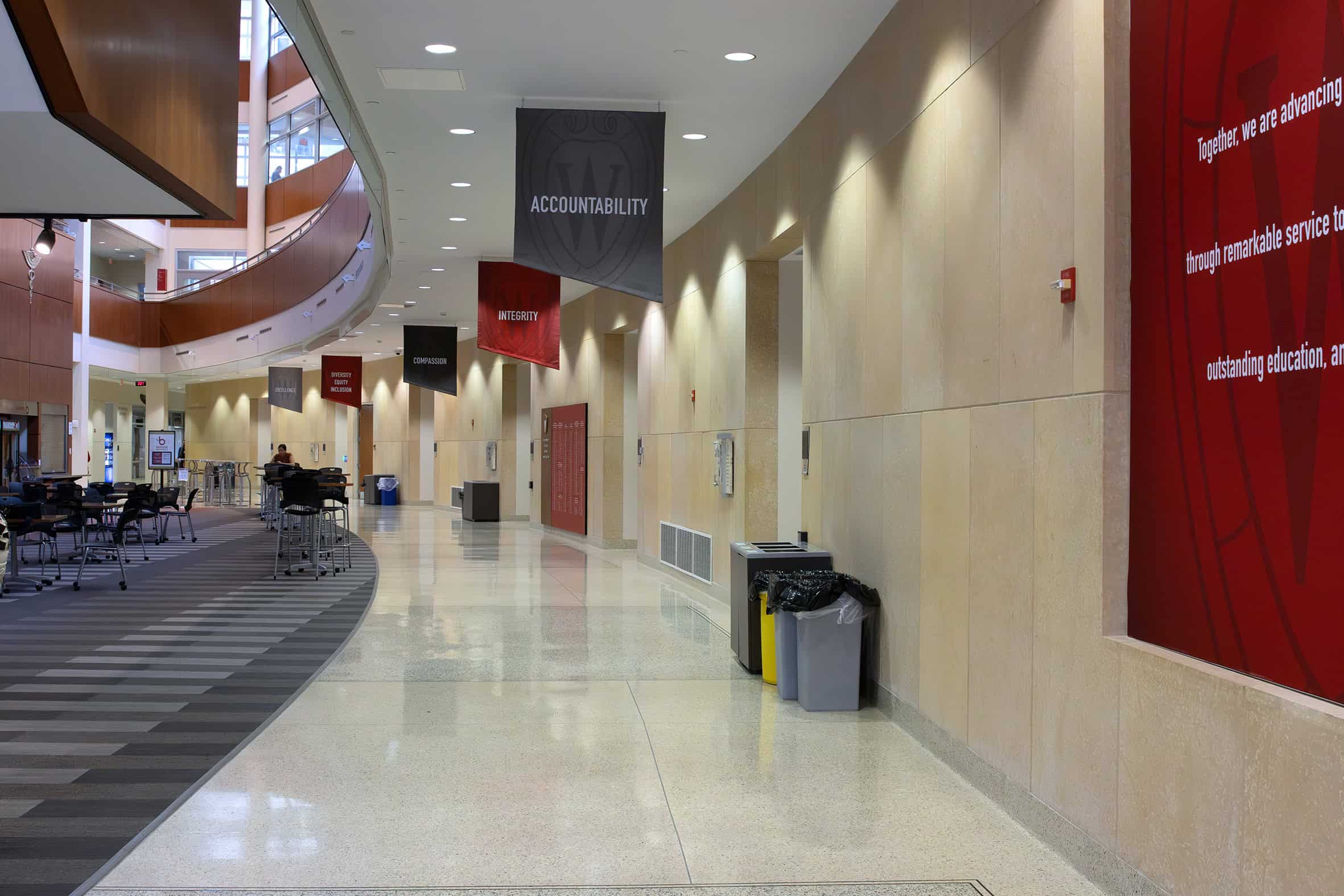 Custom University Core Value Banners