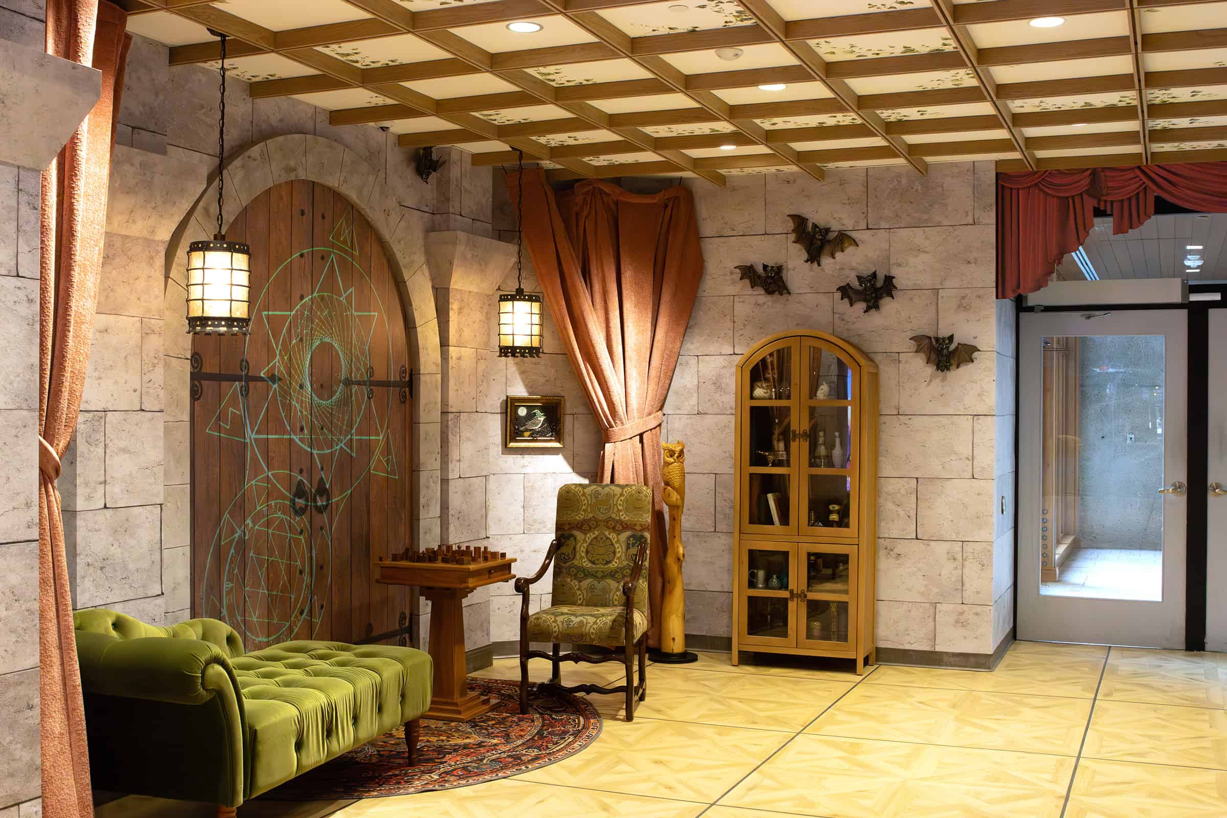 Custom Wallpaper Medieval Castle Design