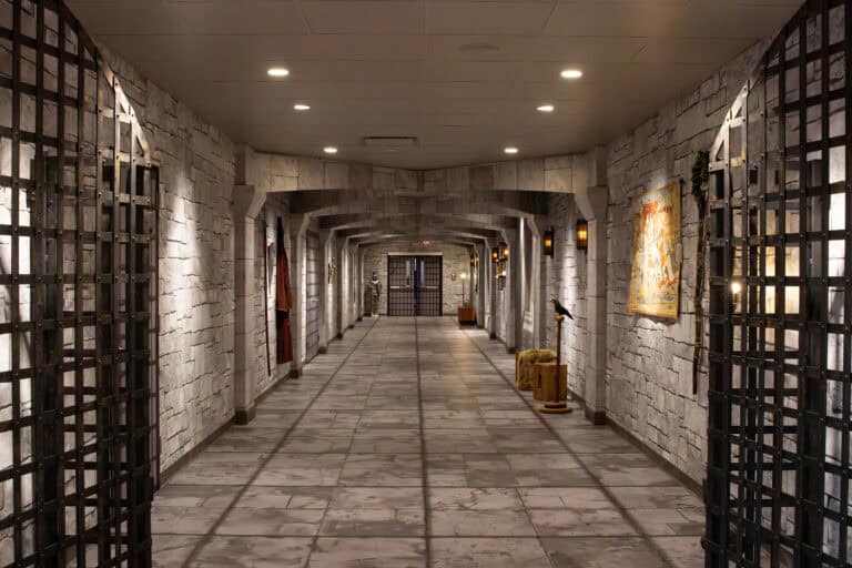 Custom Stone Wallpaper Medieval Castle Design