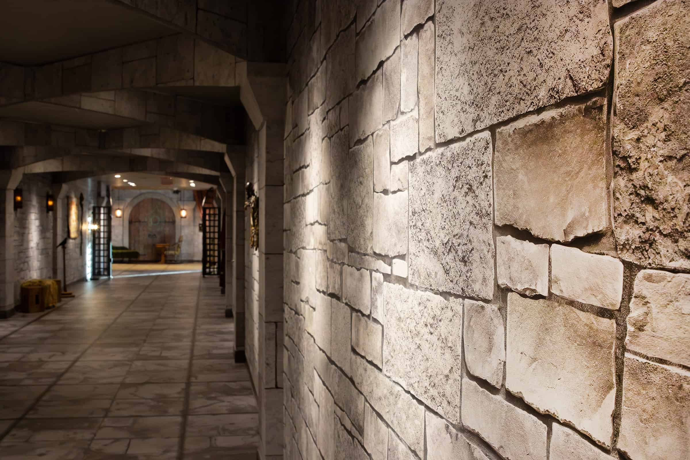 Custom Stone Wallpaper Medieval Castle Design