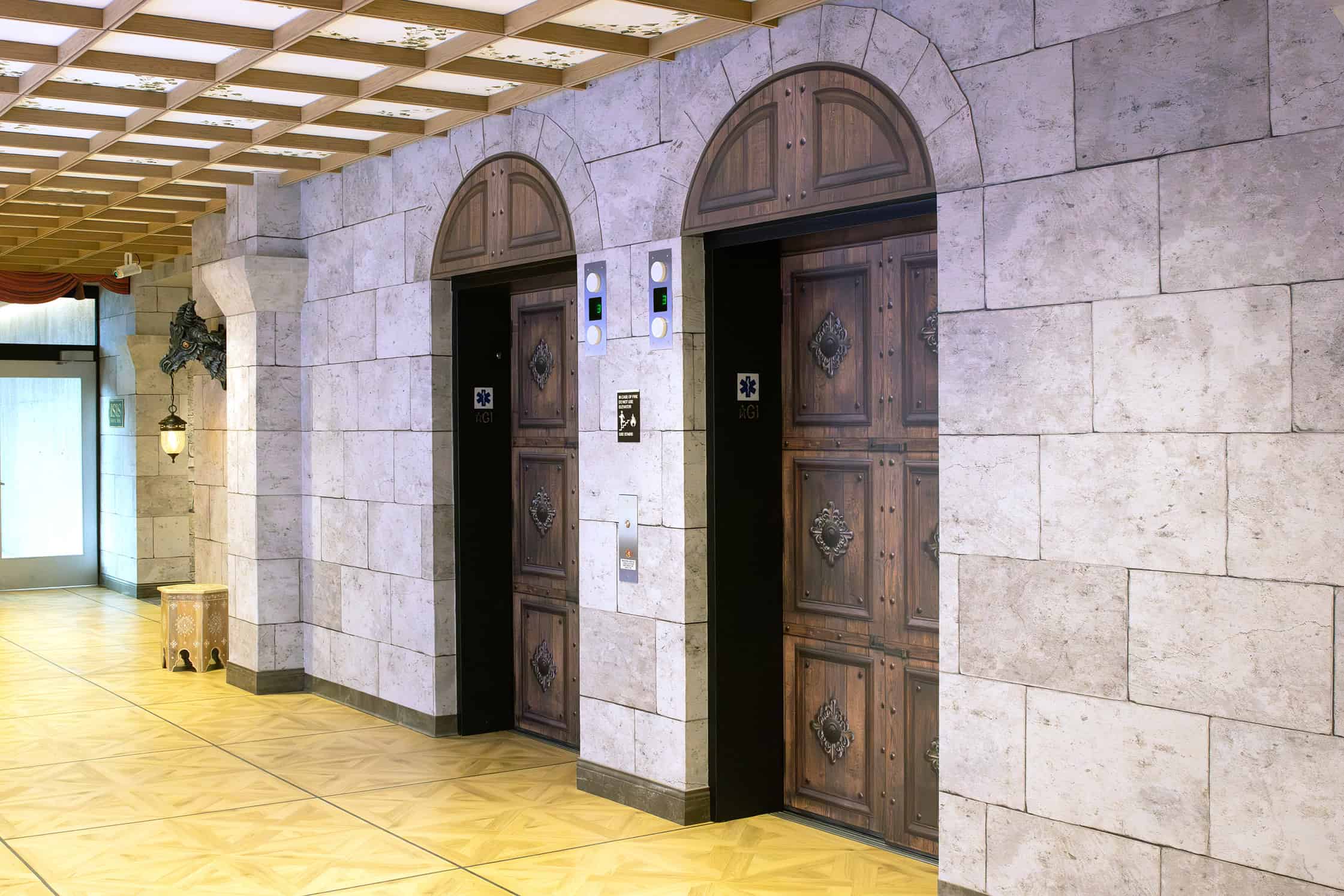 Custom Elevator Door Wrap