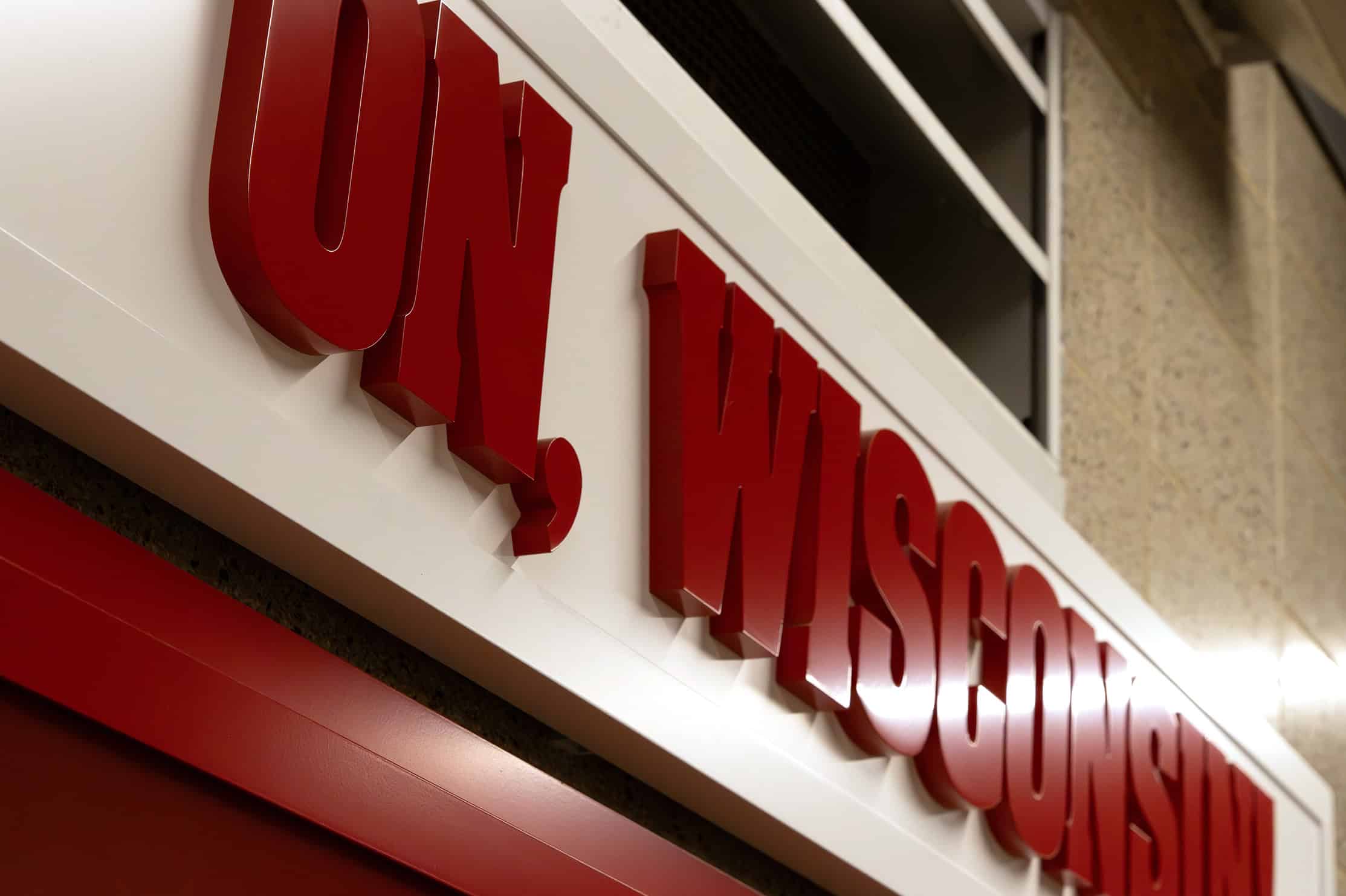 Camp Randall Stadium Donor Wall Dimensional Lettering