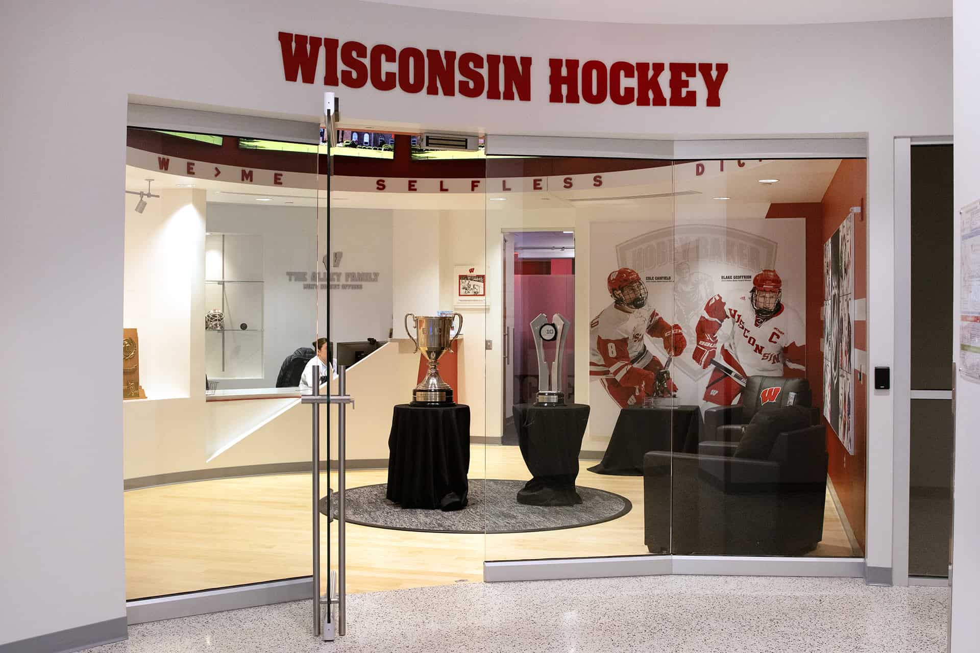 UW Men's Hockey Offices Entrance