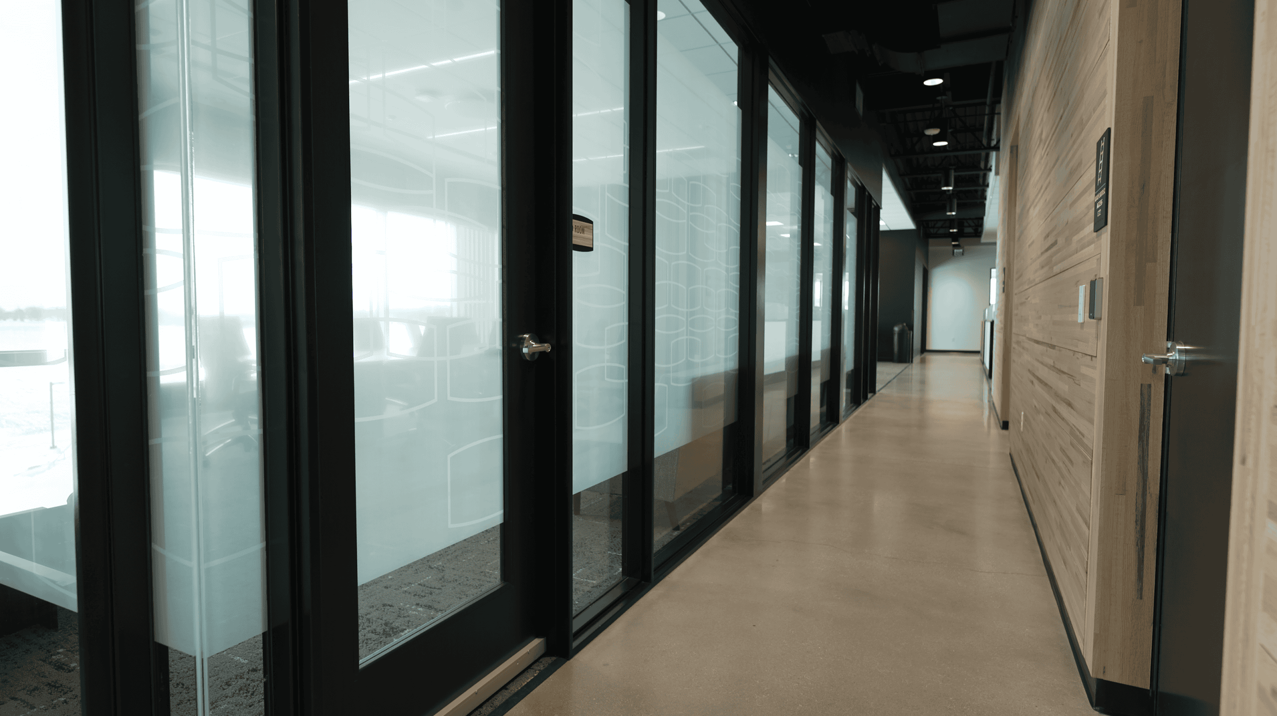 Conference Room Custom Branded Privacy Vinyl