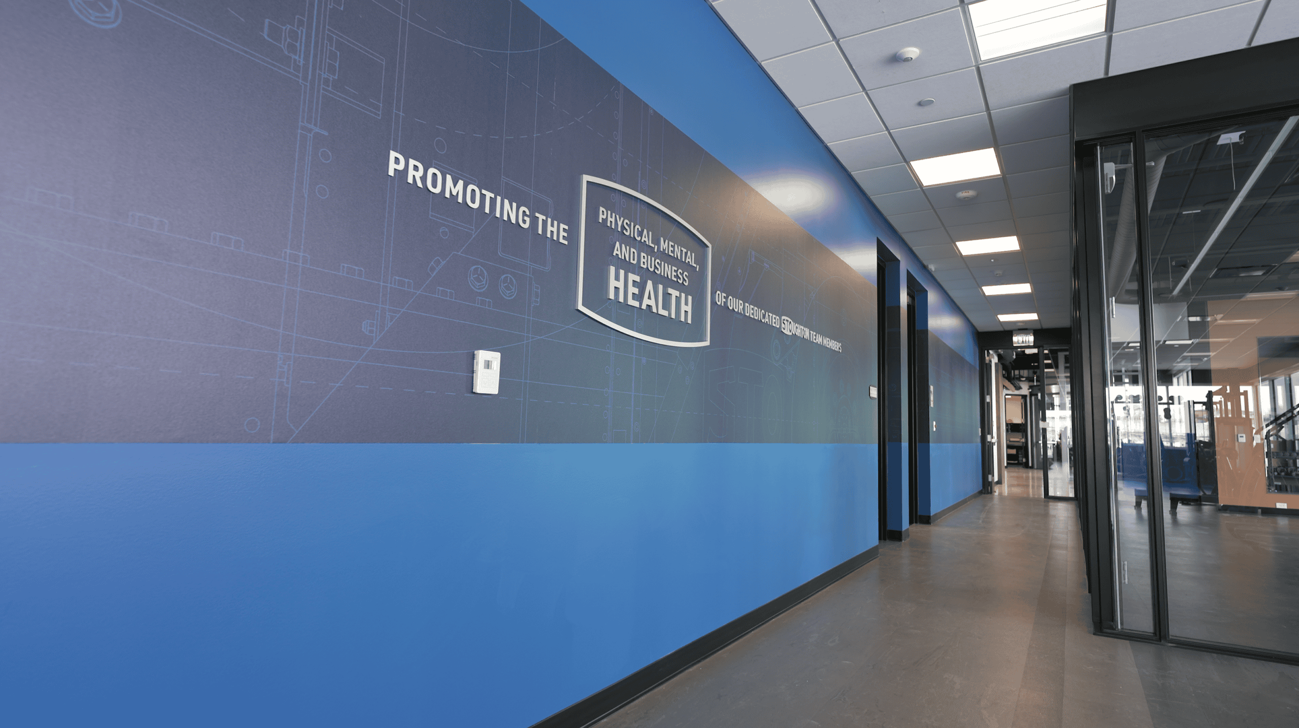 Custom Branded Feature Wall