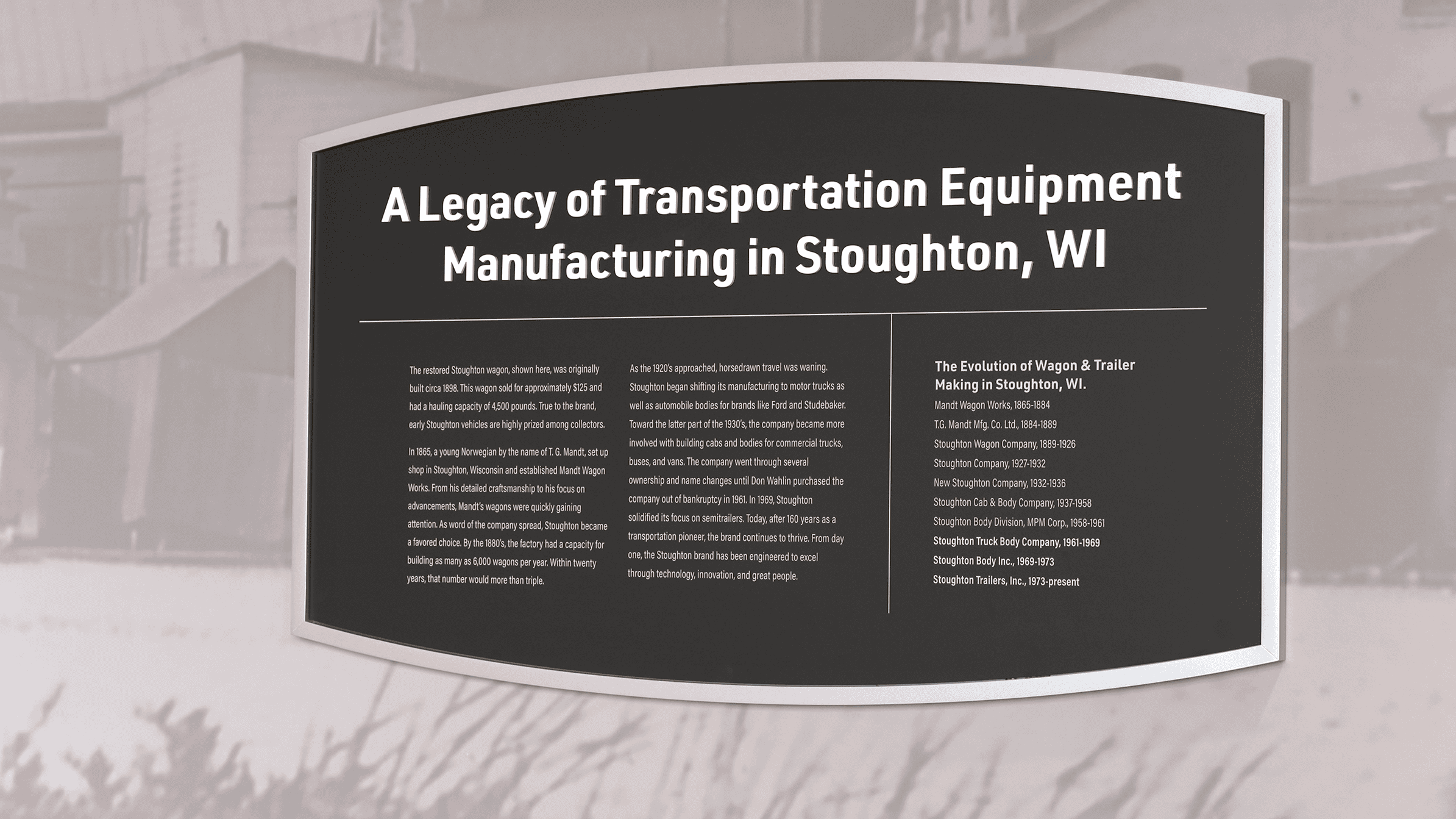 Lobby Wall Facility Branding Plaque
