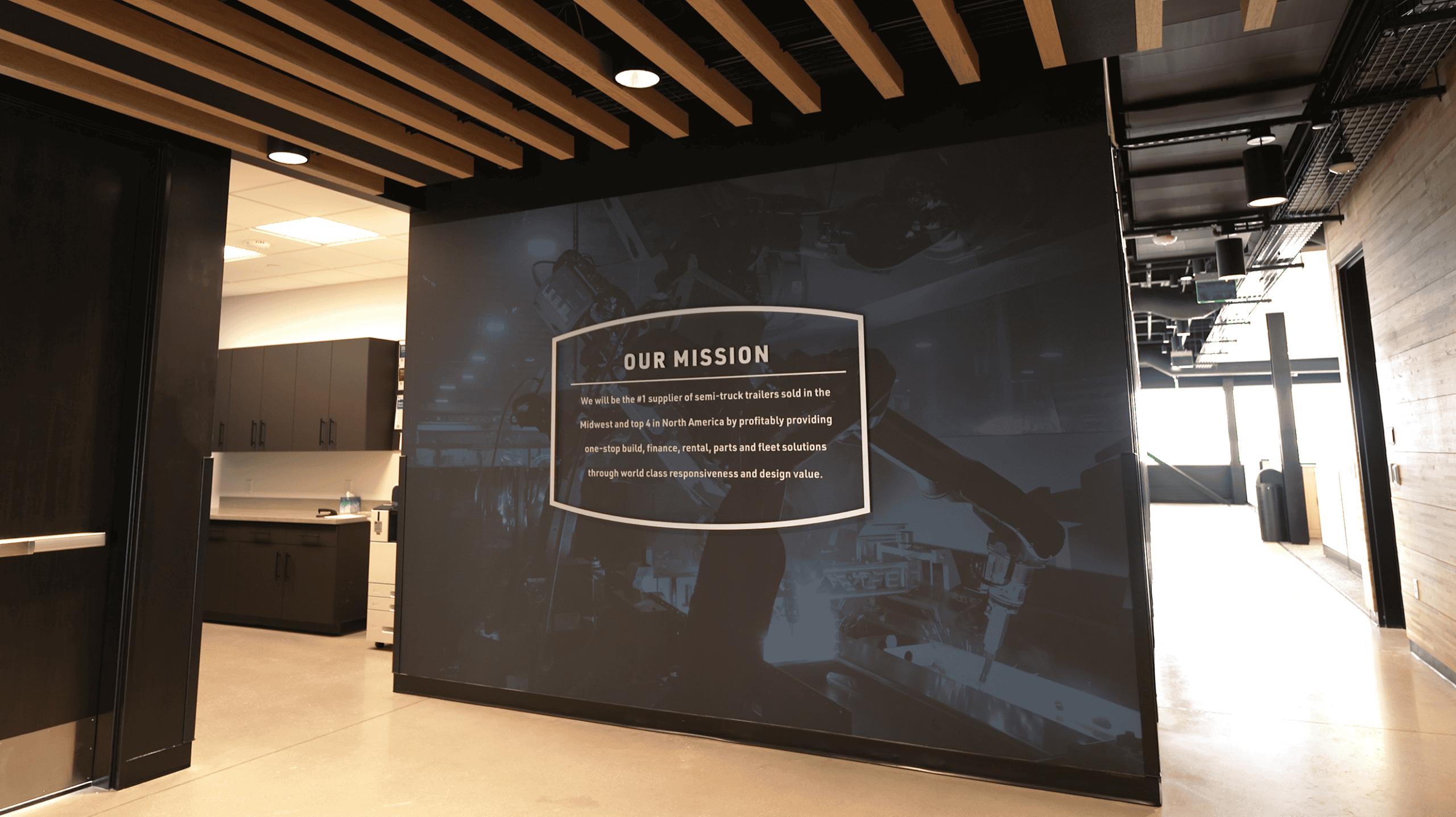 Custom Branded Feature Wall