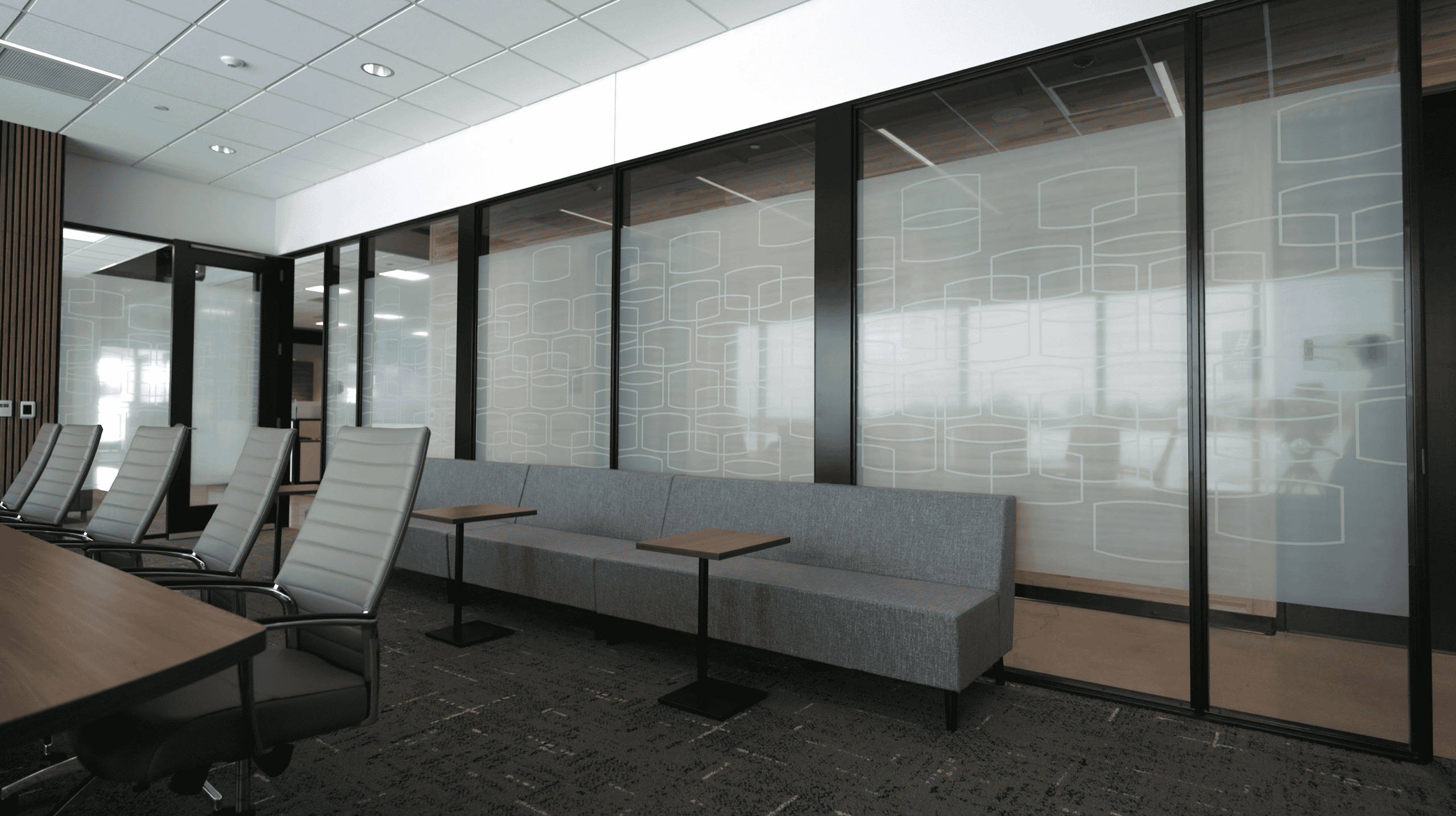 Conference Room Custom Branded Privacy Vinyl