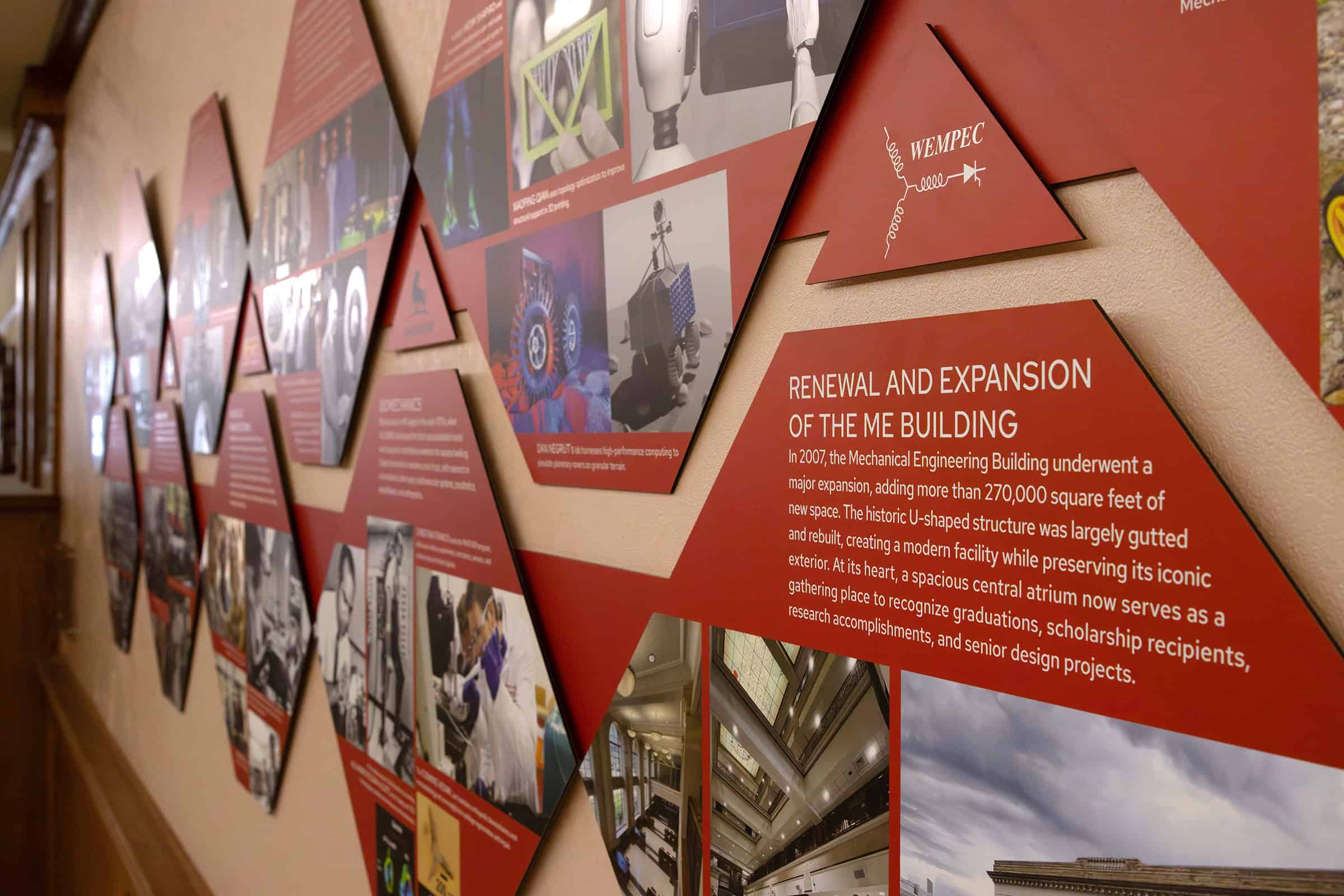 UW Mechanical Engineering Heritage Wall Details