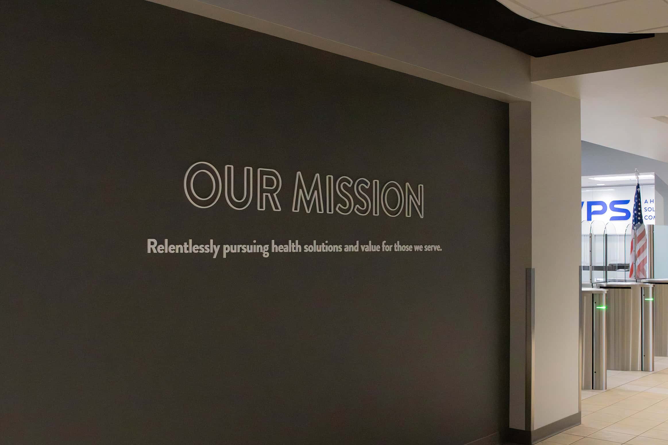 Custom Facility Branding Dimensional Lettering
