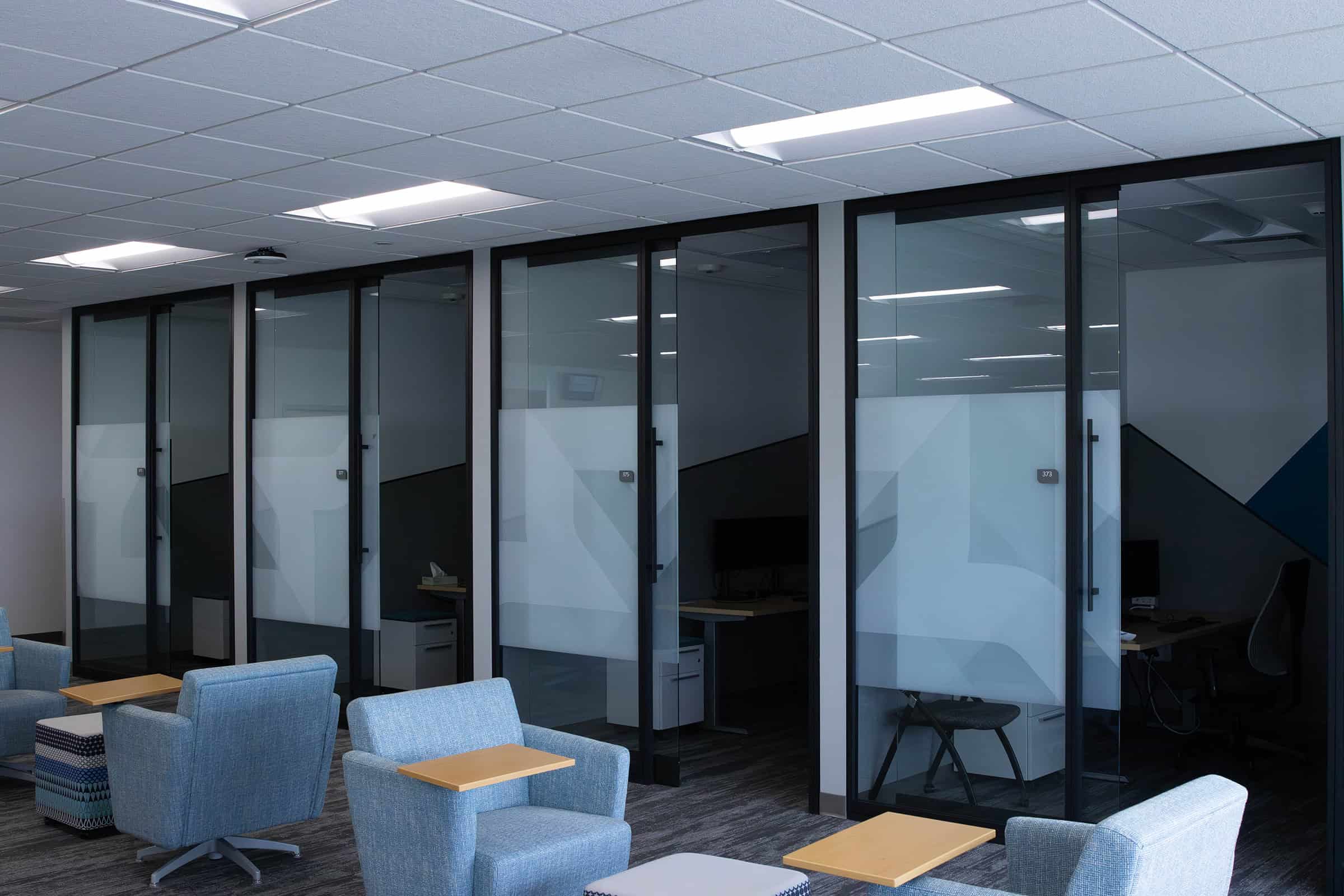 Custom Facility Branding Privacy Vinyl