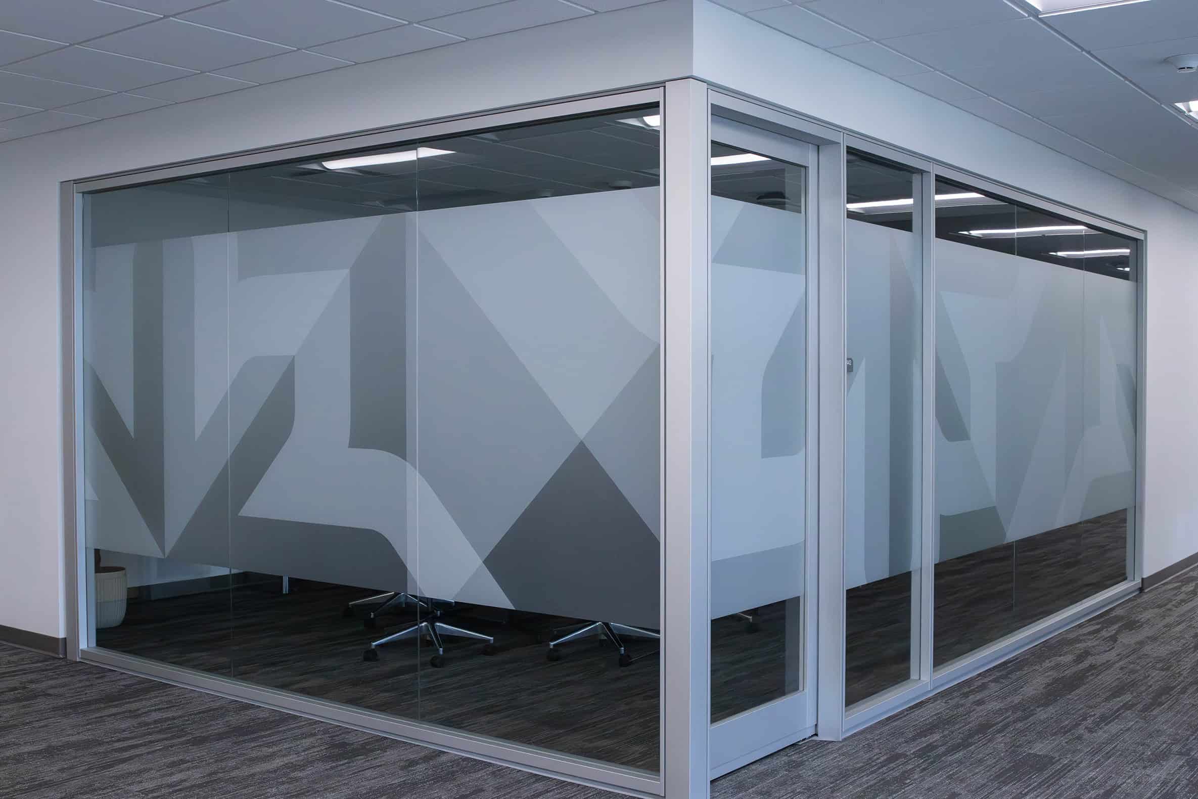 Custom Facility Branding Privacy Vinyl