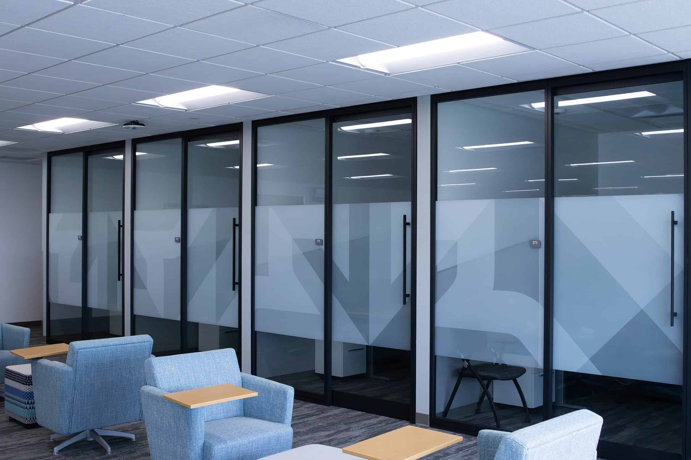 Custom Facility Branding Privacy Vinyl