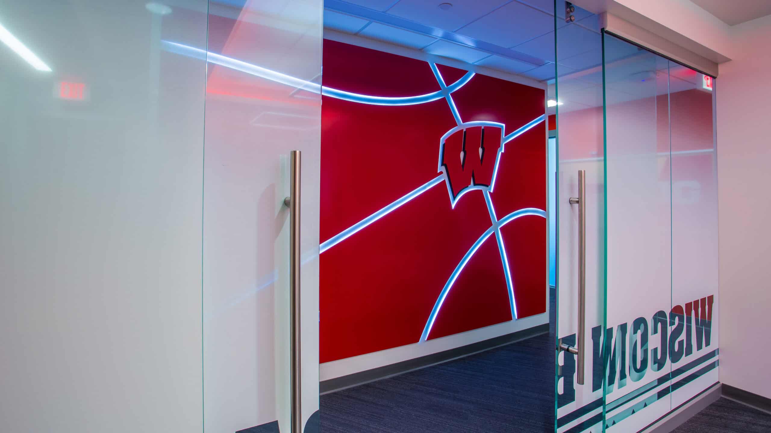 Higher Education Custom Feature Wall at UW-Madison