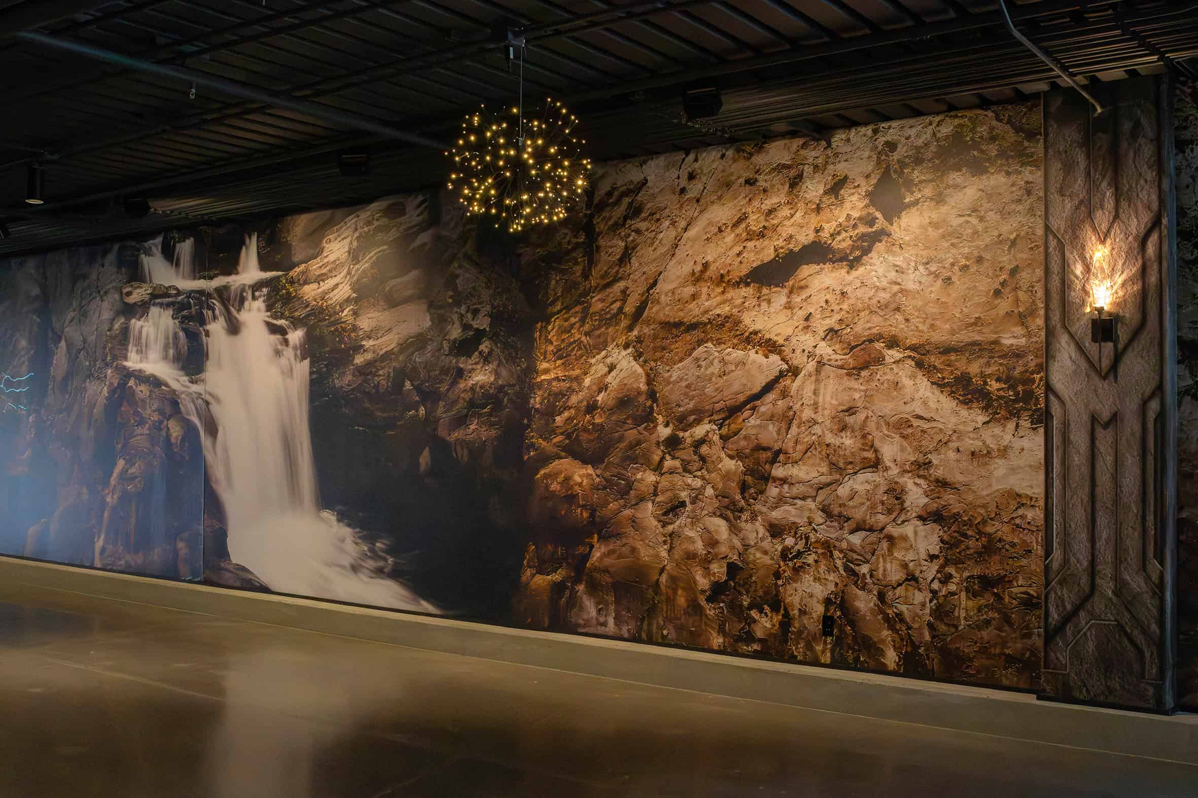 Themed environmental graphics for technology campus