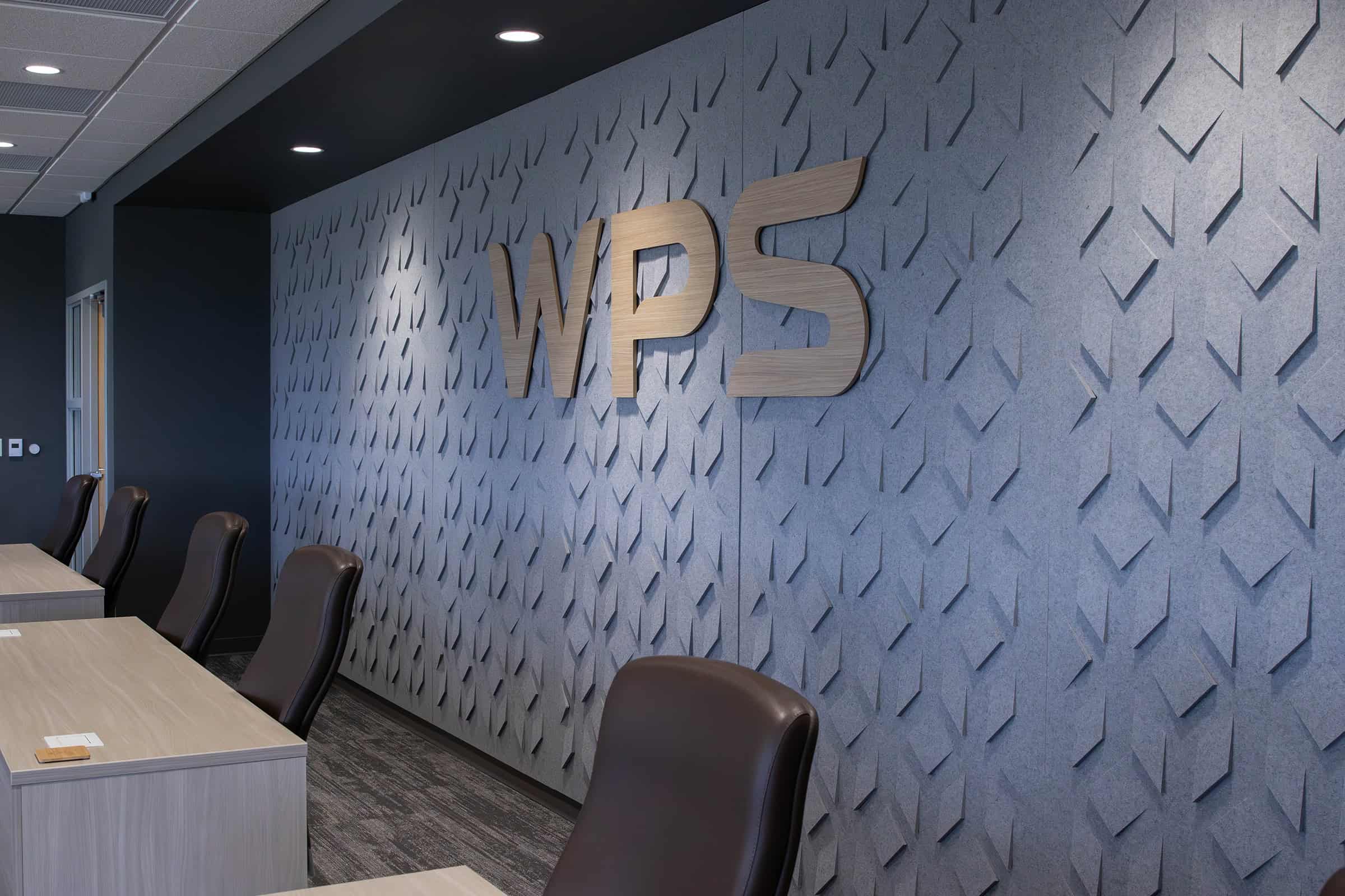 Conference Room Custom Facility Branding Feature Wall