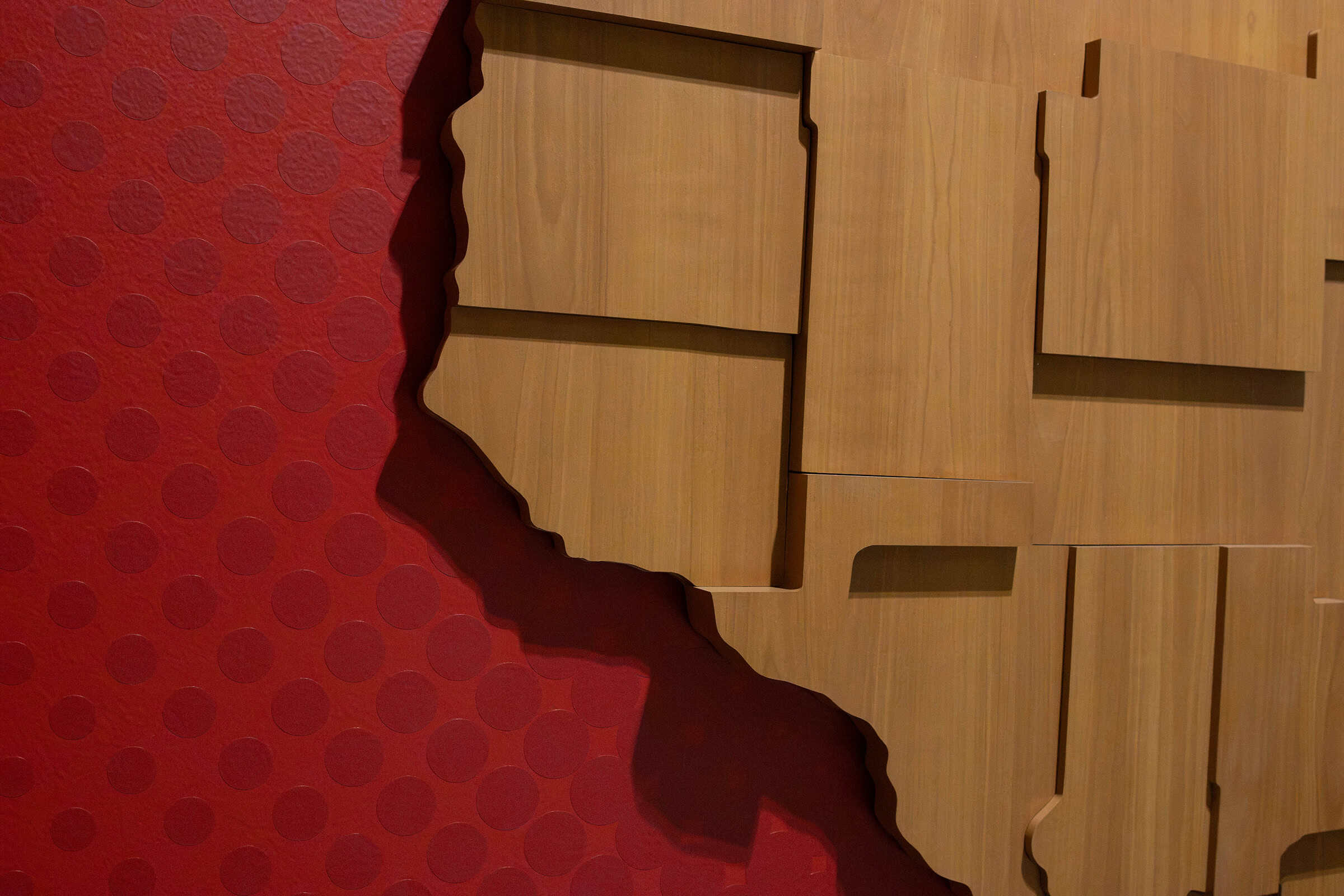 Dimensional Wood Wisconsin Feature Wall