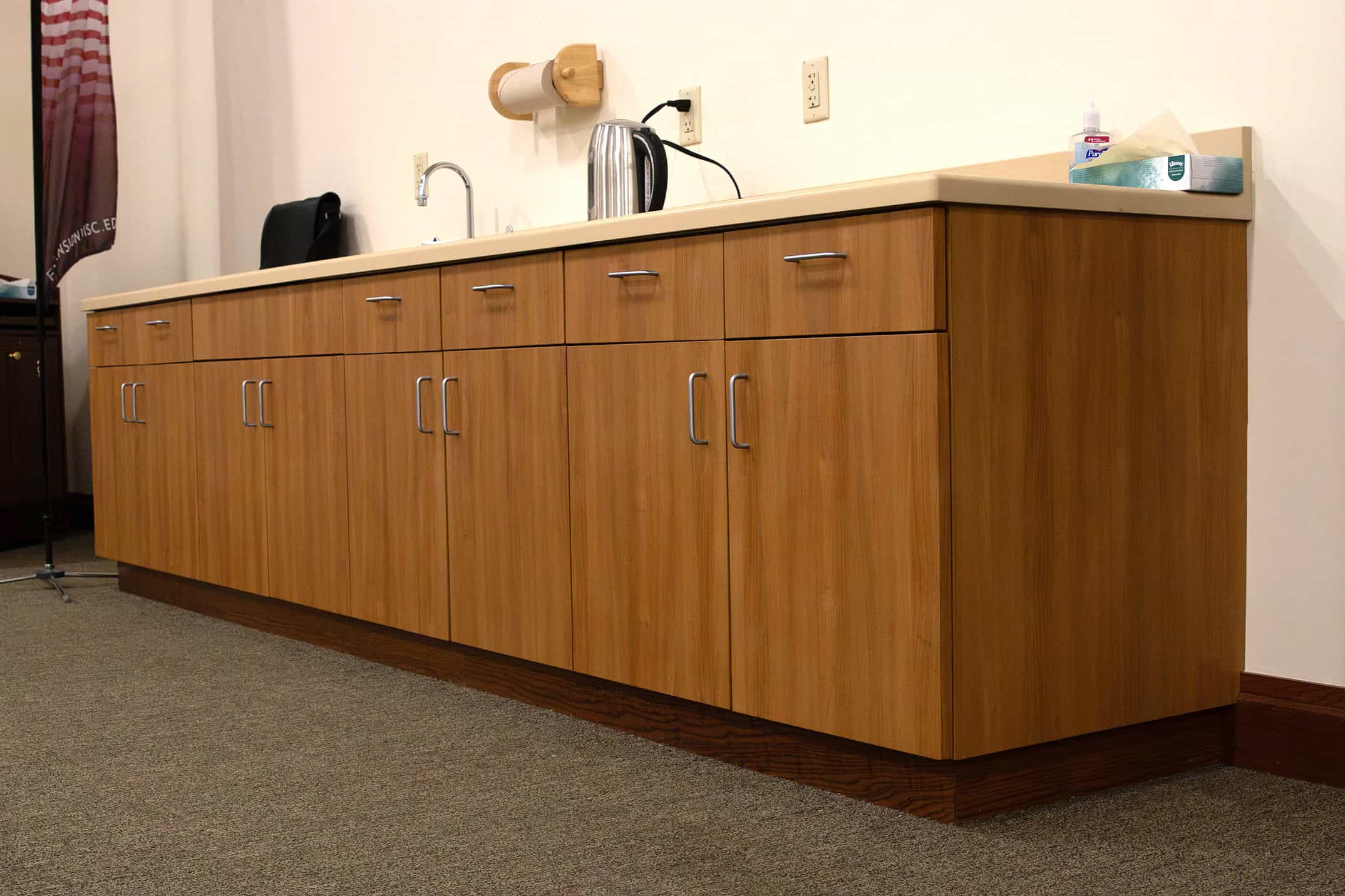 Vinyl Wrapped Cabinets